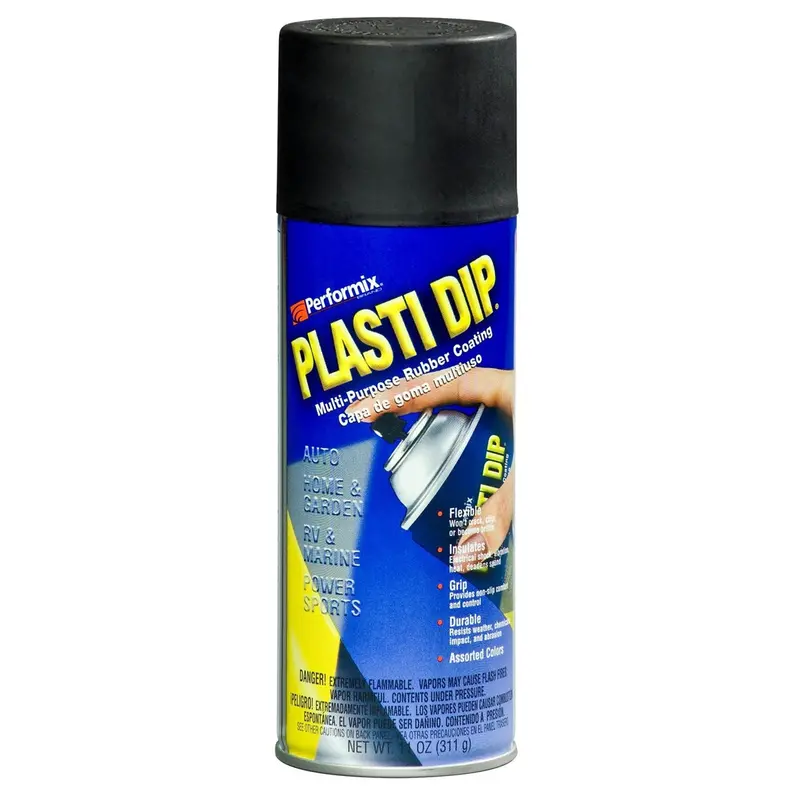 Spray-On Black 12 Oz.Can Pdi11203 Plasti Dip International 1