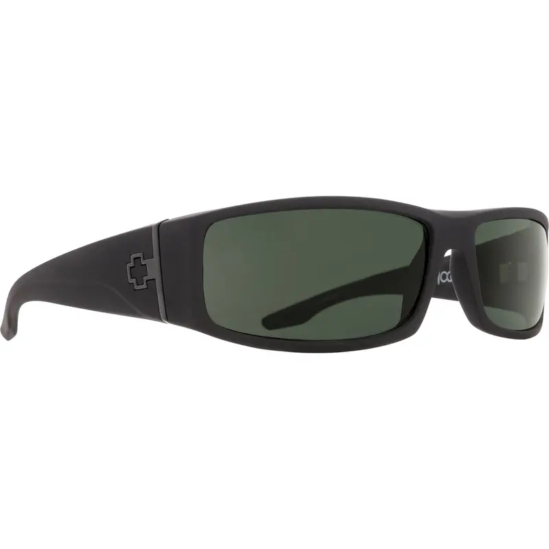 Spy Optic Cooper Sunglasses, Soft Matte Black Frame W/ Happy Gray Green Lens Spo670195973863 Spy Optic Inc 1