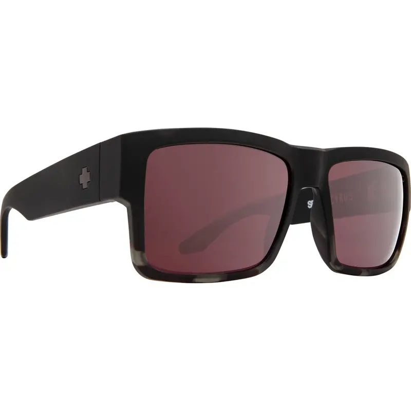Spy Optic Cyrus Sunglasses, Matte Black/Smoke Tort Fade Frame W/ Happy Rose W/ Silver Spectra Mirror Lens Spo673180221792 Spy Optic Inc 1