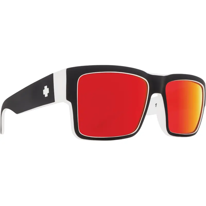 Spy Optic Cyrus Sunglasses, Whitewall Frame W/ Happy Gray Green W/ Red Spectra Lens Spo673180209365 Spy Optic Inc 1