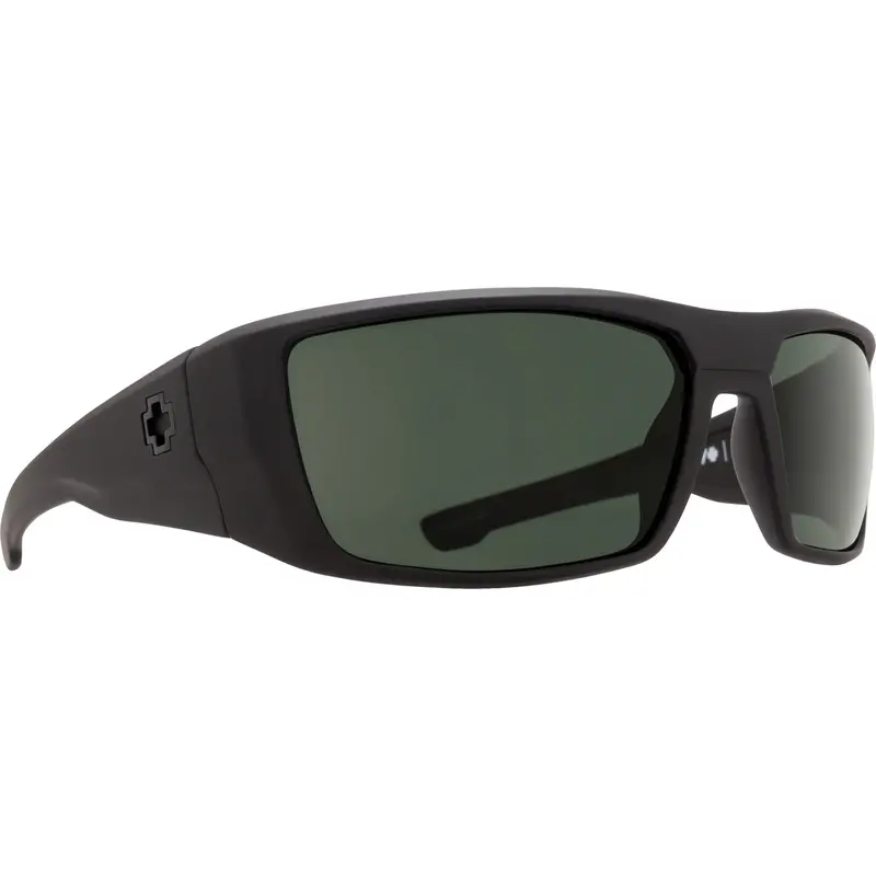 Spy Optic Dirk Sunglasses, Soft Matte Black Frame W/ Happy Gray Green Polar Lens Spo672052973864 Spy Optic Inc 1