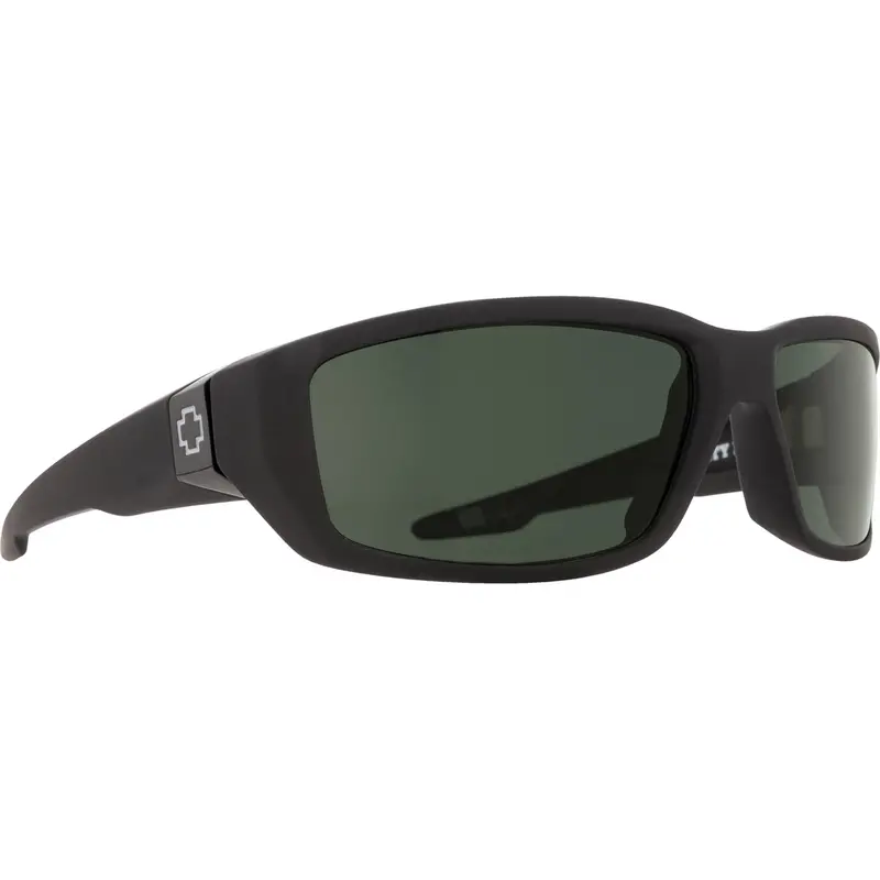 Spy Optic Dirty Mo Sunglasses, Soft Matte Black Frame W/ Happy Gray Green Lens Spo670937219863 Spy Optic Inc 1
