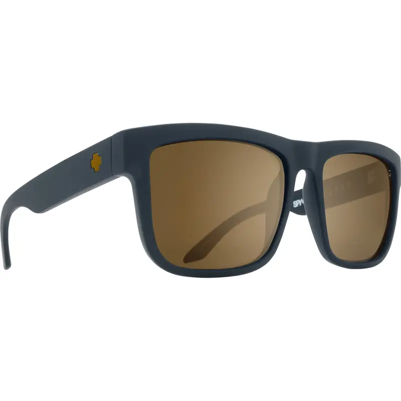 Spy Optic Discord Asian Fit Sunglasses, Soft Matte Black Frame W/ Happy Bronze W/ Gold Mirror Lens Spo183182973417 Spy Optic Inc 1