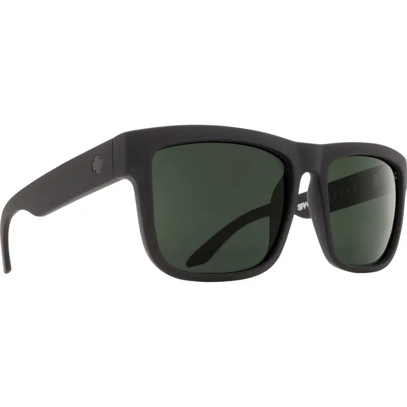 Spy Optic Discord Sunglasses, Soft Matte Black Frame W/ Hd Plus Gray Green Lens Spo673119973863 Spy Optic Inc 1