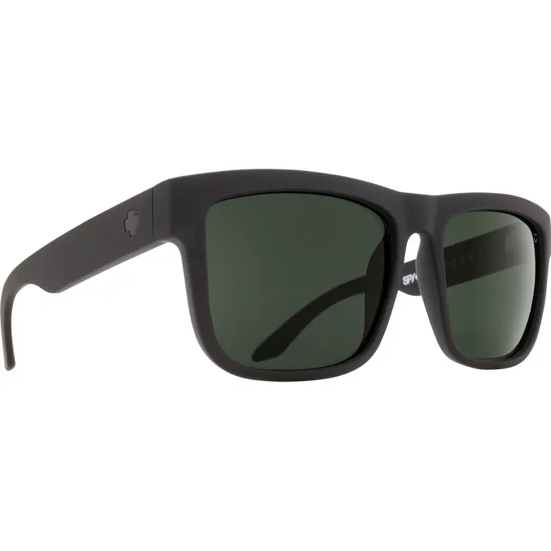 Spy Optic Discord Sunglasses, Soft Matte Black Frame W/ Hd Plus Gray Green Polar Lens Spo673119973864 Spy Optic Inc 1