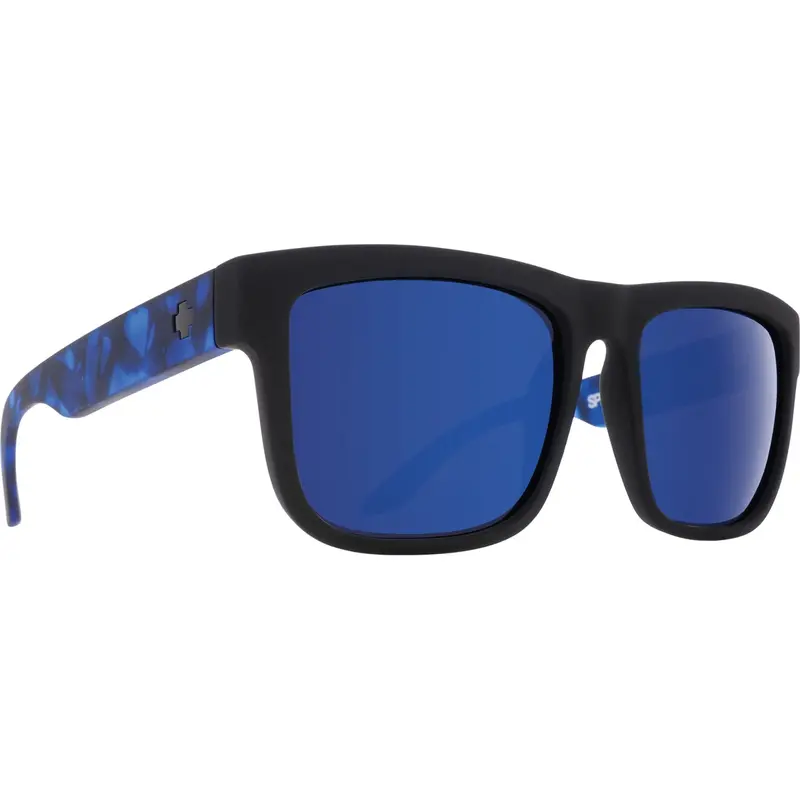 Spy Optic Discord Sunglasses, Soft Matte Black/Navy Tort Frame W/ Happy Gray Green W/ Dark Blue Spectra Lens Spo673119845503 Spy Optic Inc 1