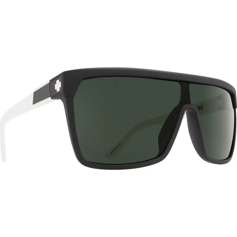Spy Optic Flynn Sunglasses, Matte Ebony/Ivory Frame W/ Happy Gray Green Lens Spo670323770863 Spy Optic Inc 1