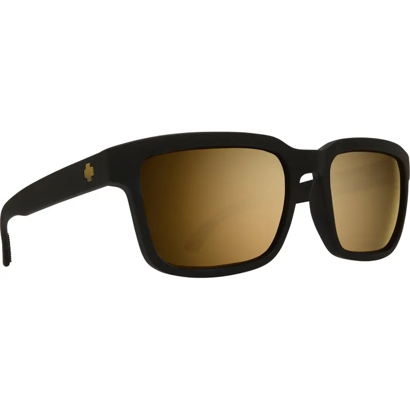 Spy Optic Helm 2 Sunglasses, Matte Black Frame W/ Happy Bronze W/Gold Spectra Lens Spo673520374614 Spy Optic Inc 1