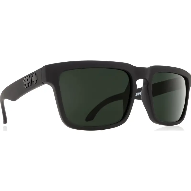 Spy Optic Helm Sunglasses, Soft Matte Black Frame And Happy Gray Green Lens Spo673015973863 Spy Optic Inc 1
