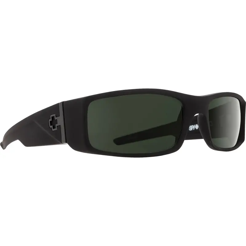 Spy Optic Hielo Sunglasses, Soft Matte Black Frame And Happy Gray Green Lens Spo670375973863 Spy Optic Inc 1