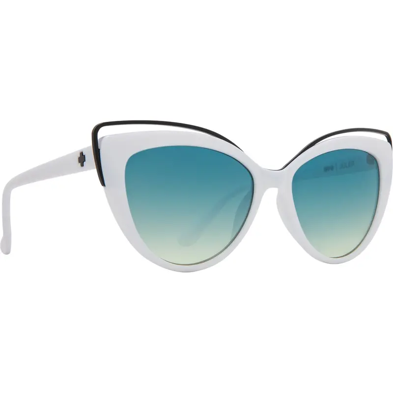 Spy Optic Julep Sunglasses, White Frame And Turquoise Fade Lens Spo6700000000006 Spy Optic Inc 1