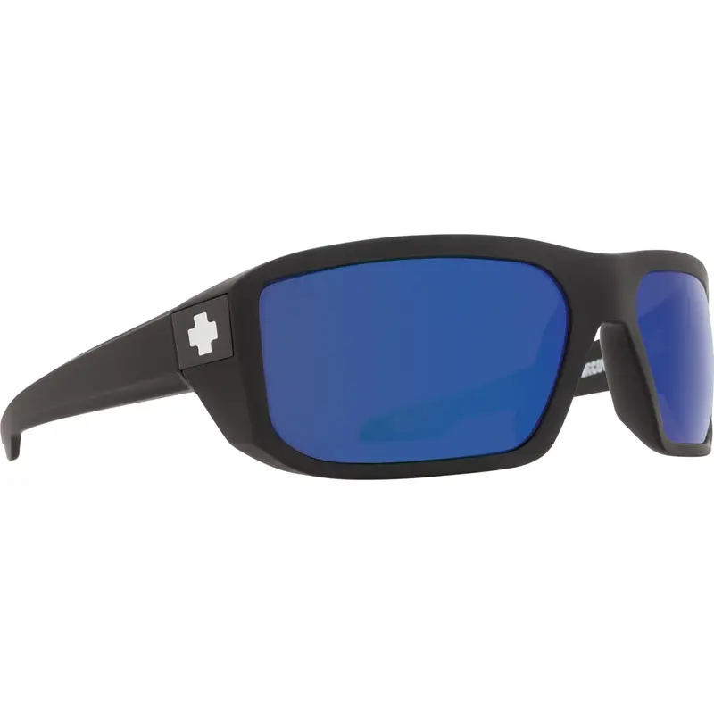 Spy Optic Mccoy Sunglasses, Matte Black Frame And Hd Plus Bronze Polar W/ Blue Spectra Mirror Lens Spo673012374280 Spy Optic Inc 1