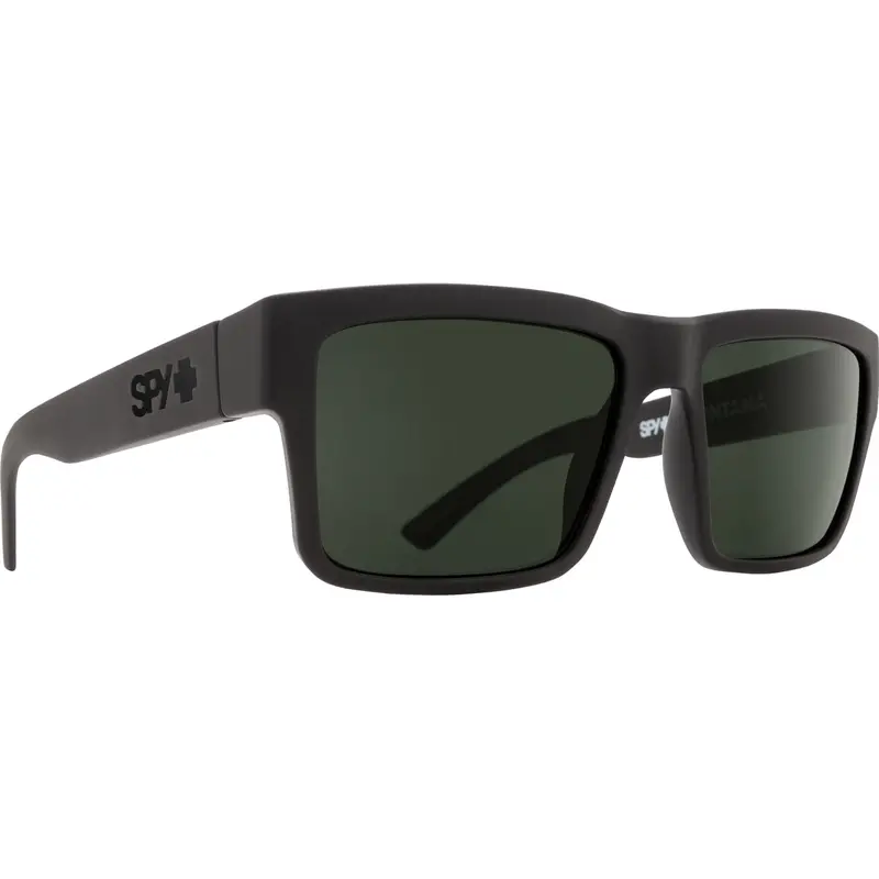 Spy Optic Montana Sunglasses, Soft Matte Black Frame W/ Happy Gray Green Polar Lens Spo673407973864 Spy Optic Inc 1
