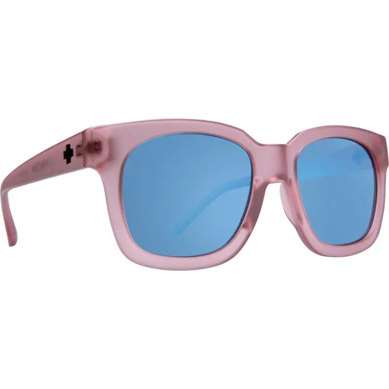Spy Optic Shandy Sunglasses, Matte Translucent Blush Frame W/ Gray W/ Light Blue Fash Mirror Lens Spo6700000000012 Spy Optic Inc 1