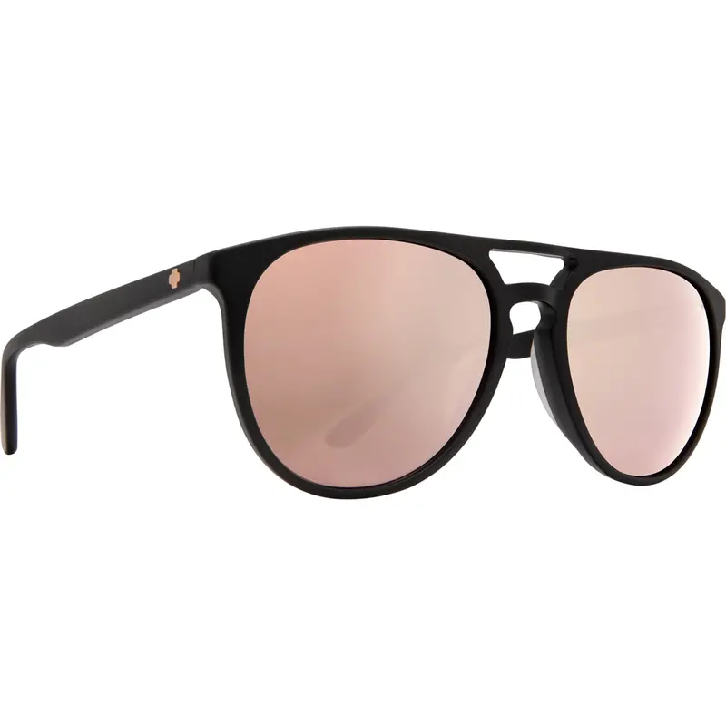 Spy Optic Syndicate Glasses, Matte Black Frame W/ Happy Bronze W/ Rose Quartz Spectra Lens Spo873525375549 Spy Optic Inc 1