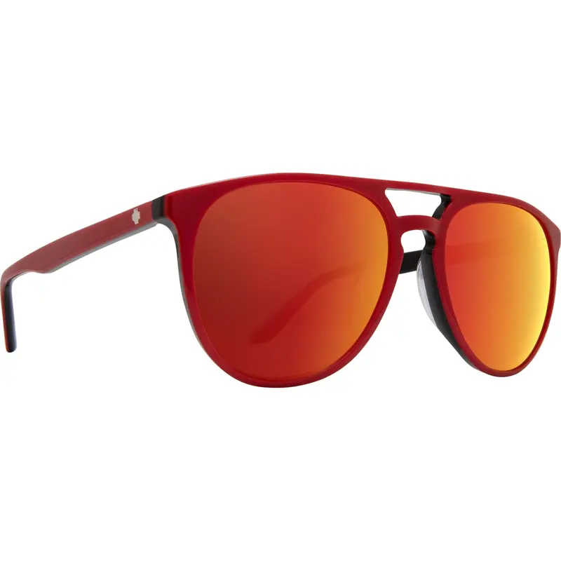 Spy Optic Syndicate Glasses, Red/Black Frame W/ Happy Gray Green W/ Red Spectra Lens Spo873525193365 Spy Optic Inc 1