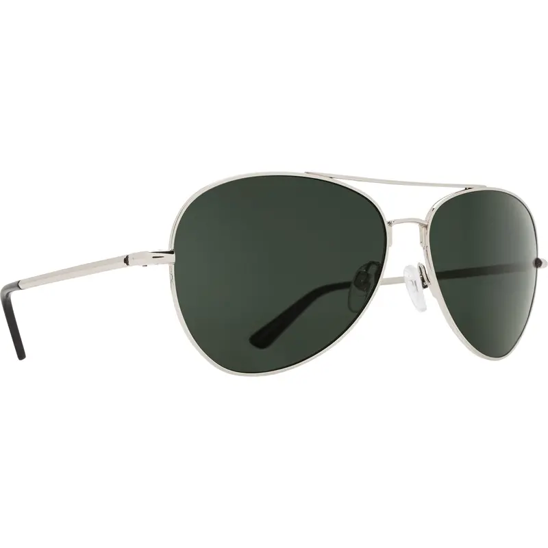 Spy Optic Whistler Glasses, Silver Frame W/ Happy Gray Green Polar Spo673424566864 Spy Optic Inc 1