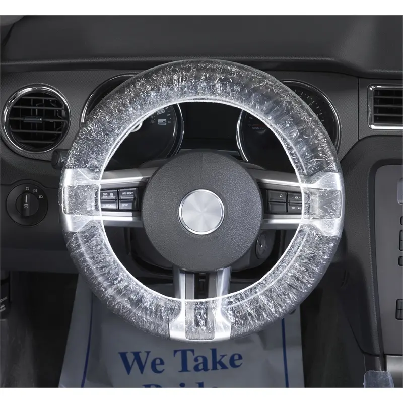 Steering Wheel Covers, 24" Clear Plastic (500 Pk.) Petfb-P9943-33 Petoskey Plastics 1