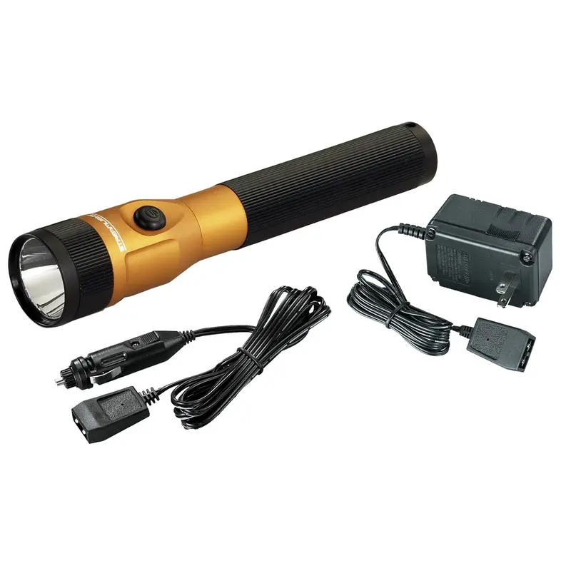 Stinger Ds Rechargeable Led Flashlight With Ac/Dc Piggyback - Orange Stl75645 Streamlight 1