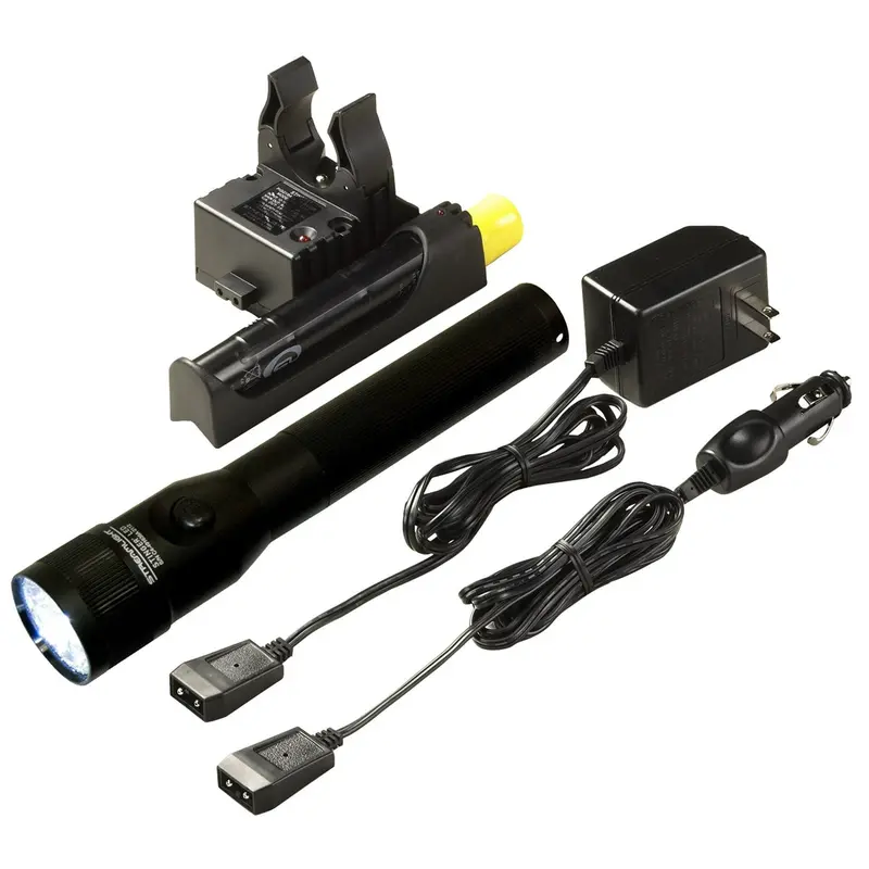 Stinger Led Rechargeable Flashlight With Ac/Dc And 1 Piggyback Holder Stl75732 Streamlight 1