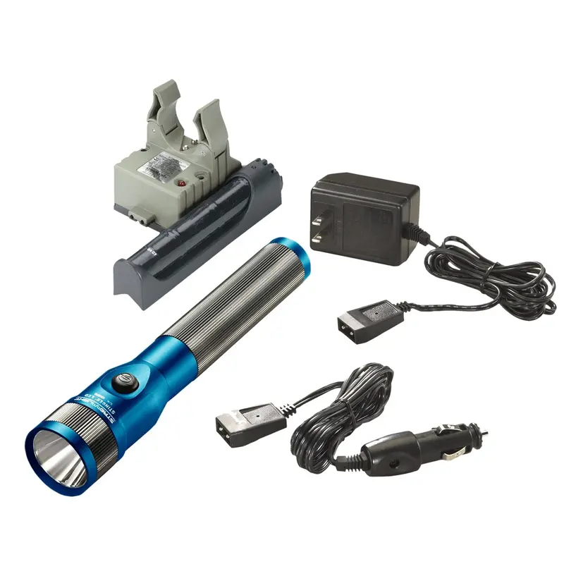 Stinger Led Rechargeable Flashlight With Ac/Dc And Piggyback - Blue Stl75613 Streamlight 1