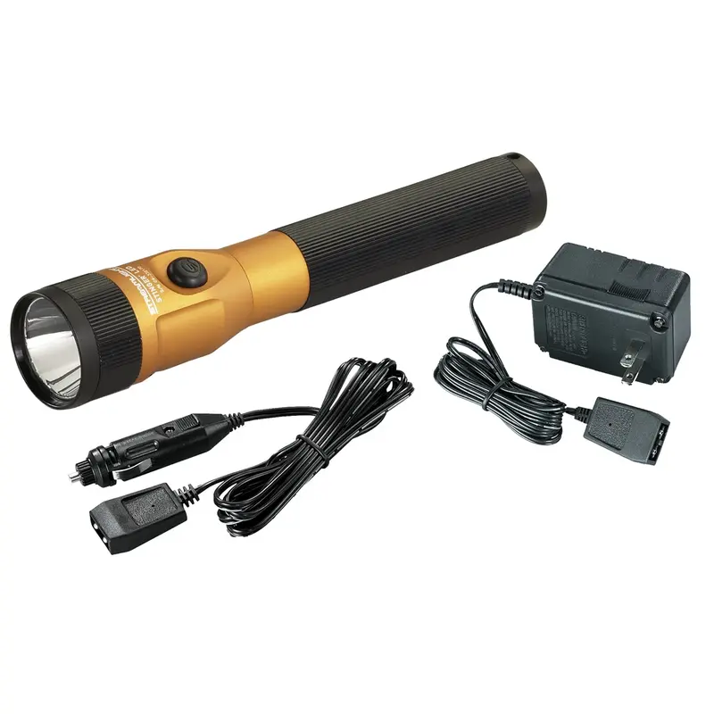 Stinger Rechargeable Led Flashlight With Ac/Dc Piggyback - Orange Stl75642 Streamlight 1