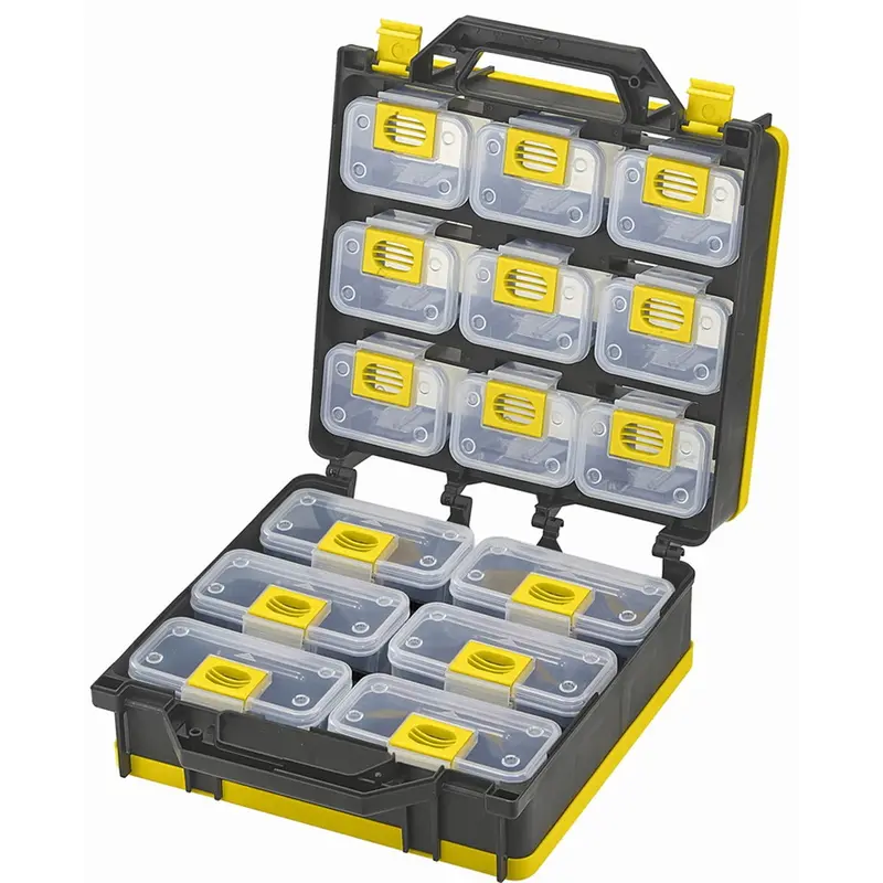 Storage Case 2- Sided 15 Bins With Carry Strap Lds1010498 Lds Industries 1