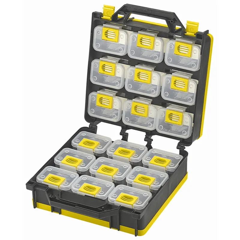 Storage Case 2- Sided 18 Bins With Carry Strap Lds1010496 Lds Industries 1