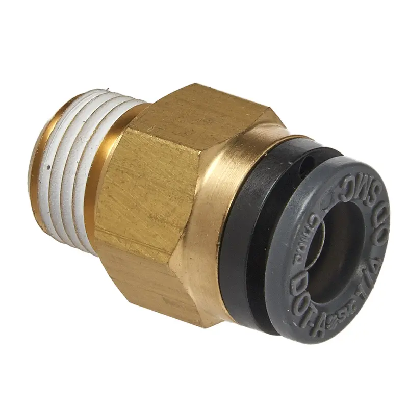 Straight Male Connector 1/4 In Tube X 1/8 In Npt (2) Srrabm220 S.U.R. And R Auto Parts 1