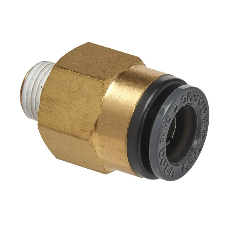 Straight Male Connector 3/8 In Tube X 1/8 In Npt (2) Srrabm320 S.U.R. And R Auto Parts 1
