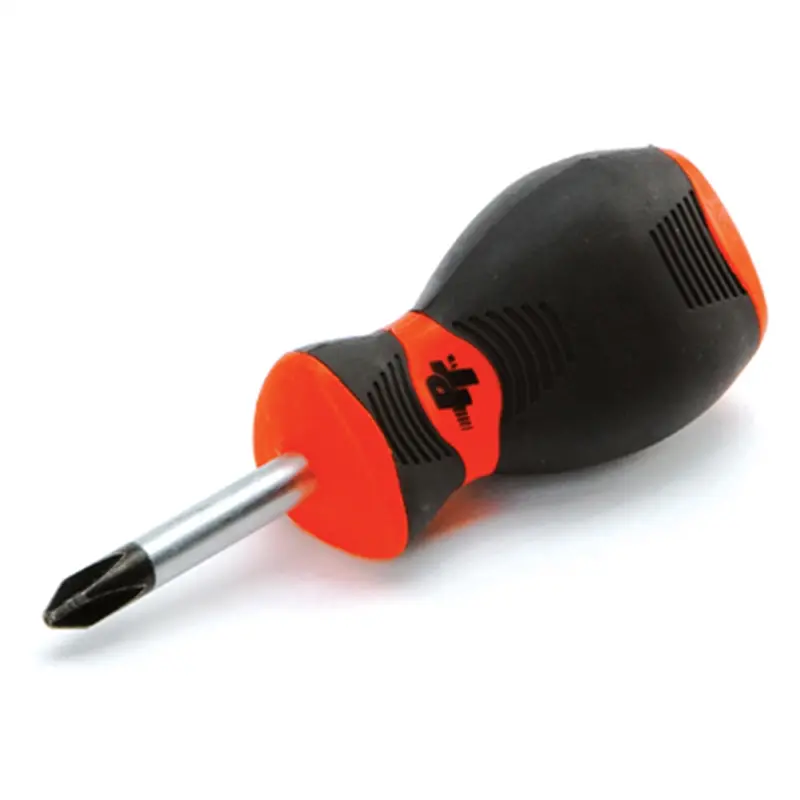 Stubby Phillips Screwdriver, #2 Tip, With 1-1/2" Shaft, Clear Handle Wlmw30967 Wilmar Corp. / Performance Tool 1