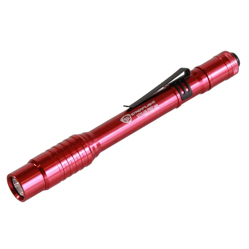 Stylus Pro Usb W/120V Ac Adapter In Red Stl66136 Streamlight 1
