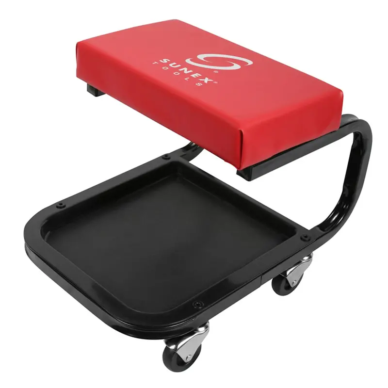 Sunex Creeper Seat With Lower Shelf, Red Sun8507 Sunex 1