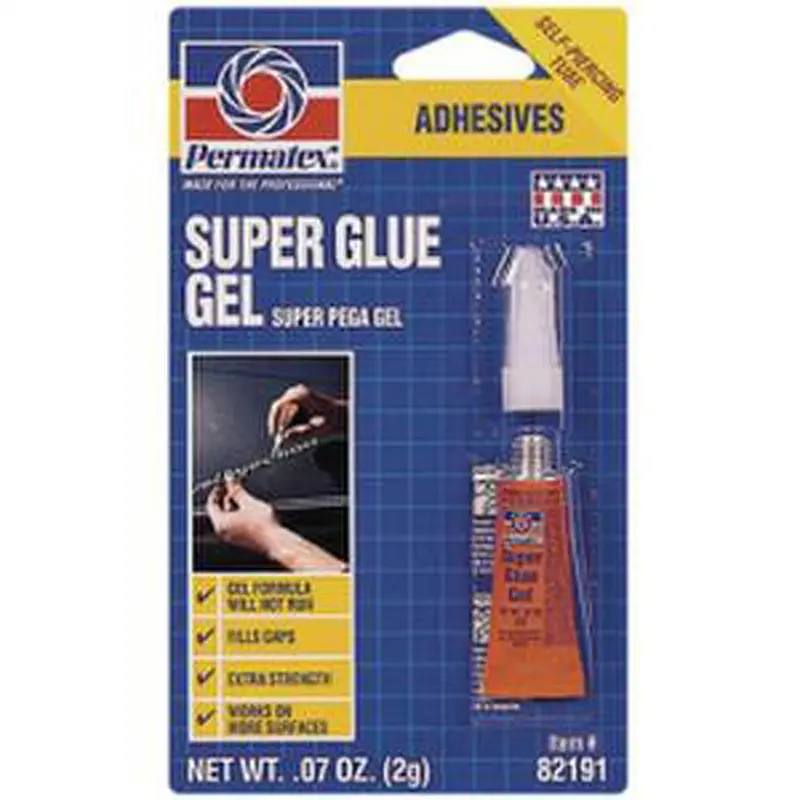 Super Glue Gel, 2 Gram Tube Carded Ptx82191-Can Permatex Inc 1