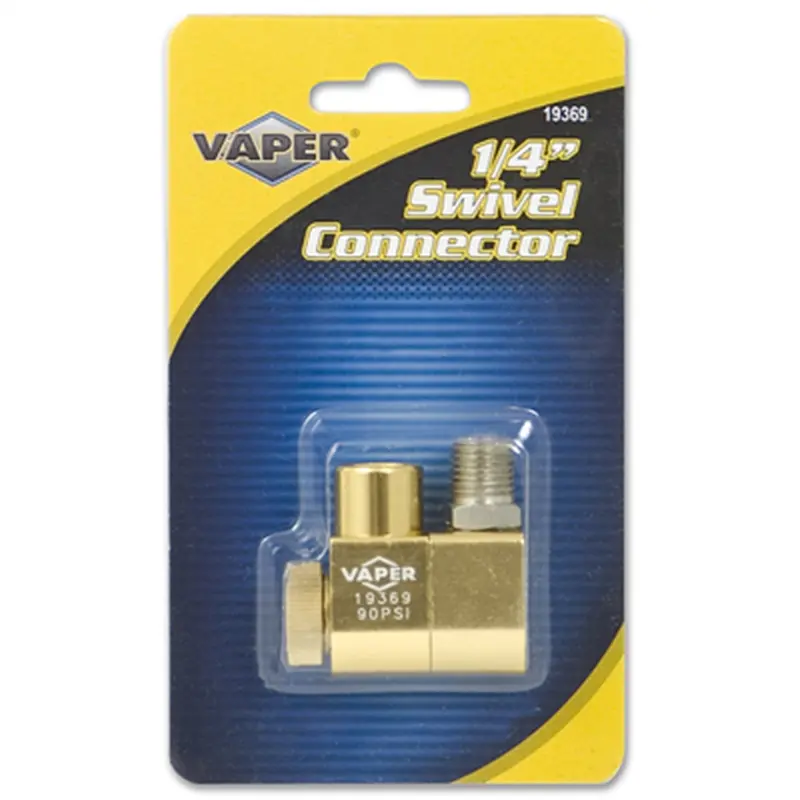 Swivel Connector 1/4", Convenient For All Air Tools, Increases The Life Of Hose Tit19369 Titan 1
