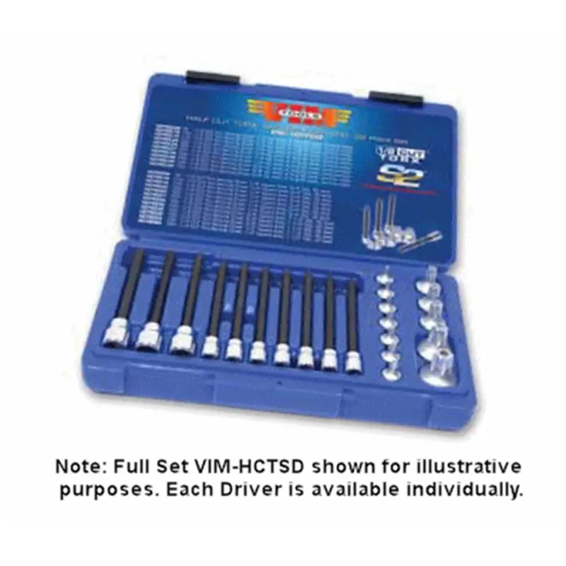 T20 Long, Half Cut Security Driver Bit, Tamper Proof, 1/4" Square Driver 4" Oal Vimhctsdl20 Vim Products 1