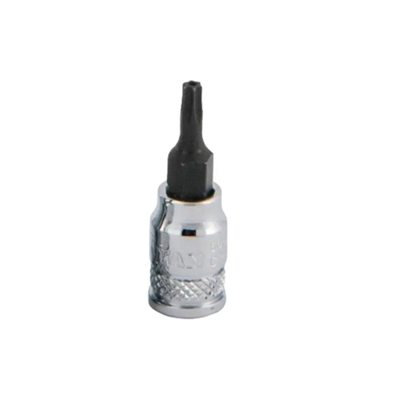 Tamper Proof Torx Bit Socket, 1/4" Drive, T30, Chrome Tit66830 Titan 1