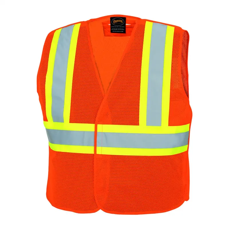 Tear Away Mesh Safety Vest - Hi-Vis Orange - Size L/Xl Srwv1030550u-Lxl Surewerx Usa 1