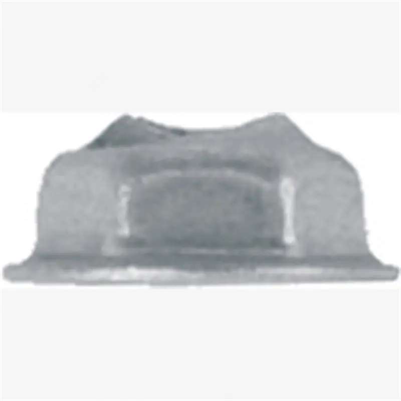 Thread Cutting Nuts 1/2" Flange Zinc Finish, Screw Size: 3/16" Stud, 3/8" Hex, Quantity: 100 Abd6265b Auto Body Doctor 1