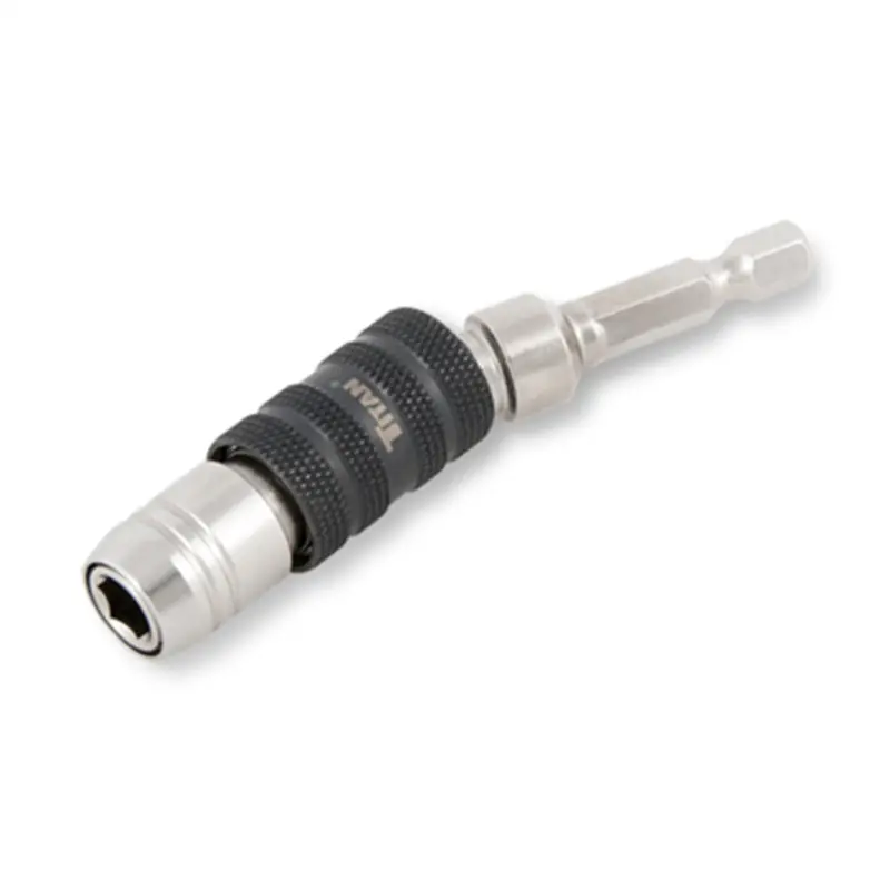 Titan Tool 1/4 In. Hex Shank Swivel Bit Holder With Quick Change Chuck Tit16227 Titan 1