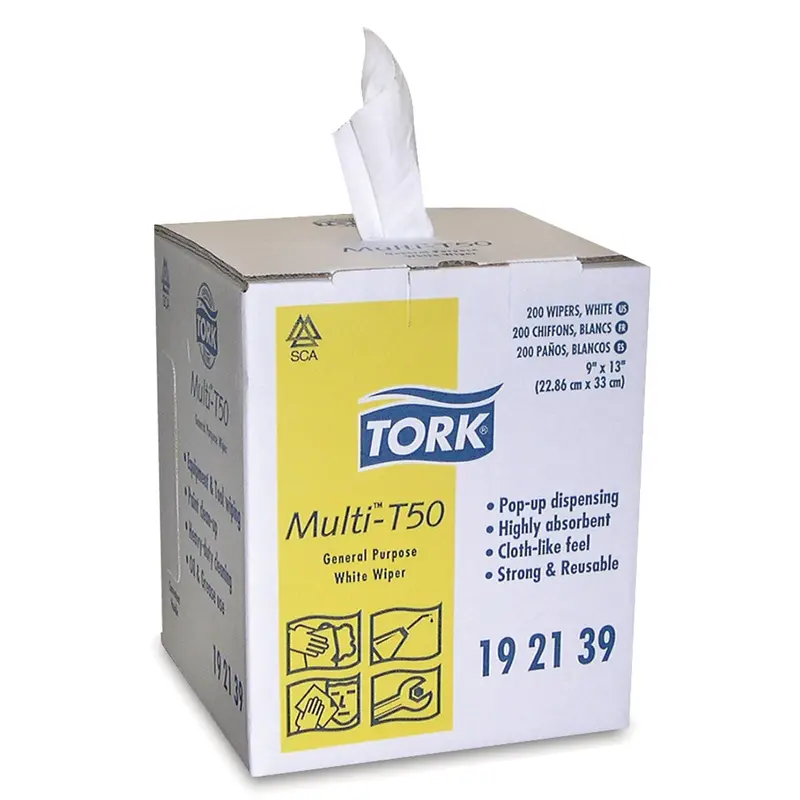 Tork Multi T-50 Wiper, Center Pull, White Sca192139 Sca Tissue 1