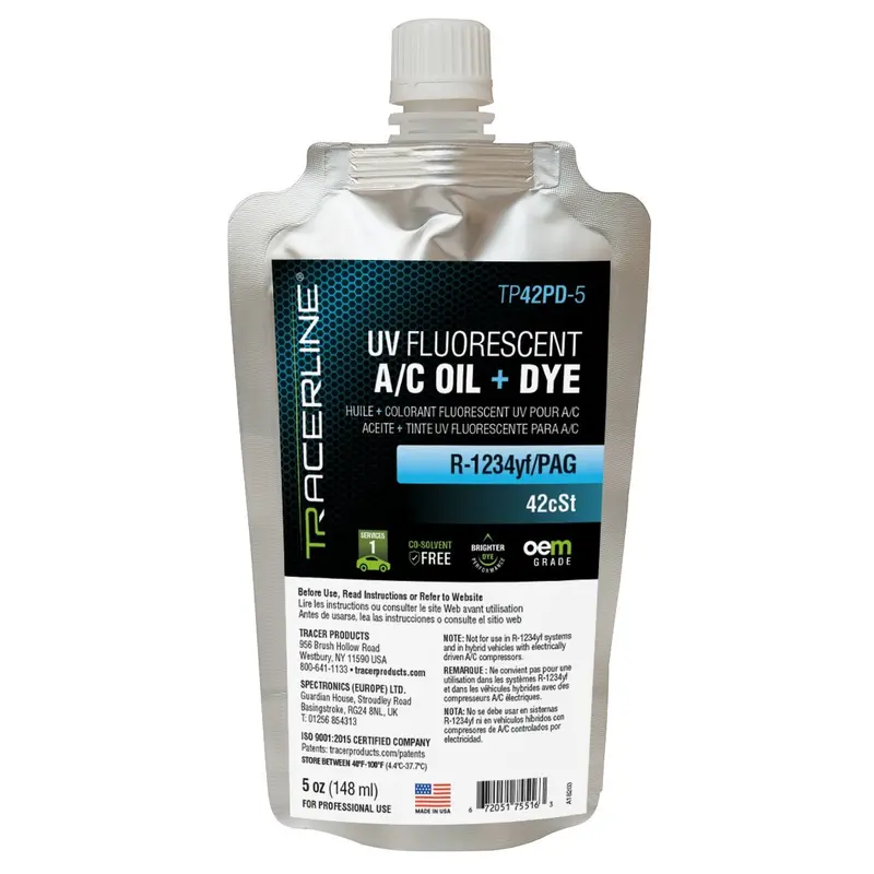 Tracer Products Tratp42p5 1-Pack Pag Oil (5 Oz. 1234Yf) Tratp42p-5 Tracer Products 1