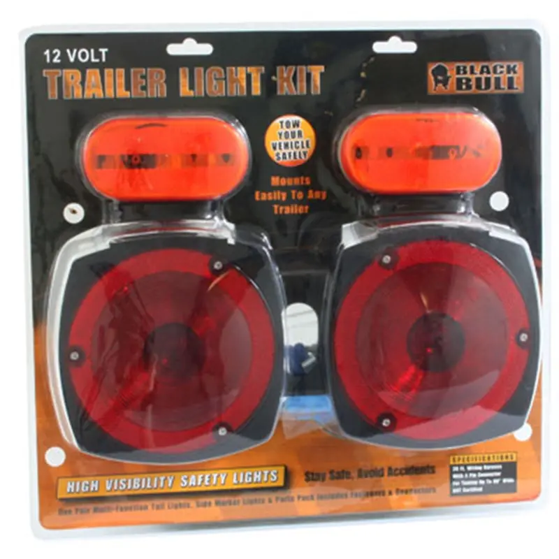 Trailer Light Kit, Multi-Function, With Standard 4 Pin Connector, 20' Wiring Harness Bfobb07440 New Buffalo Corporation 1