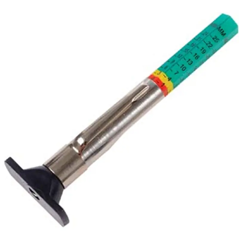 Tread Depth Gauge W/ Tri-Color Coating (2 Pk.) Tmrti96-2 The Main Resource 1
