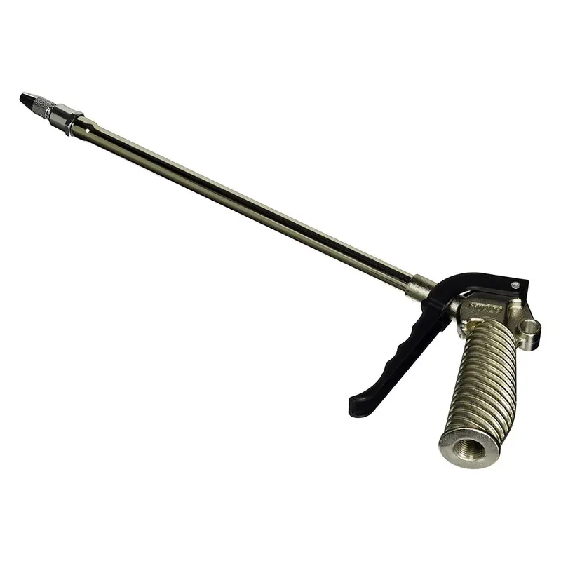 Turbo Blow Gun And 10" Extension With Adjustable Nozzle Mils182 Milton Industries 1