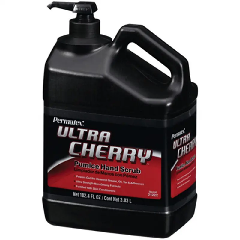 Ultra Cherry Pumice Hand Scrub, 102.4 Fluid Ounce Low Profile Bottle, Case Of 4 Bottles Ptx21222 Permatex Inc 1