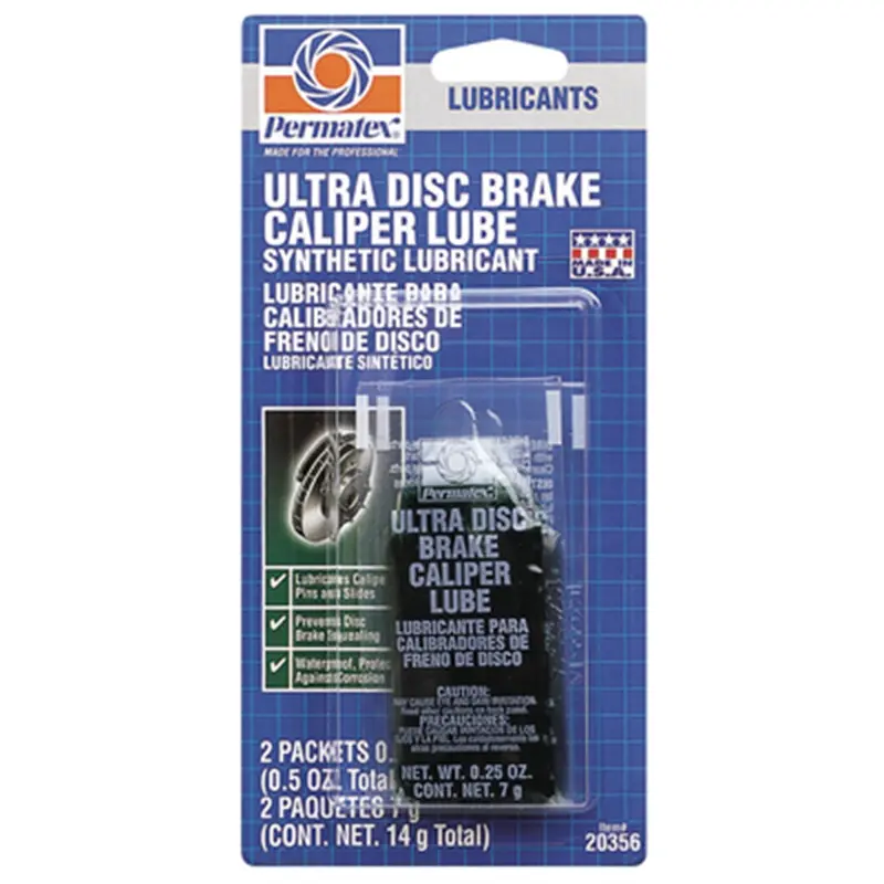 Ultra Disc Brake Caliper Lube, 14 Gram Carded, Case Of 6 Carded Items Ptx20356 Permatex Inc 1