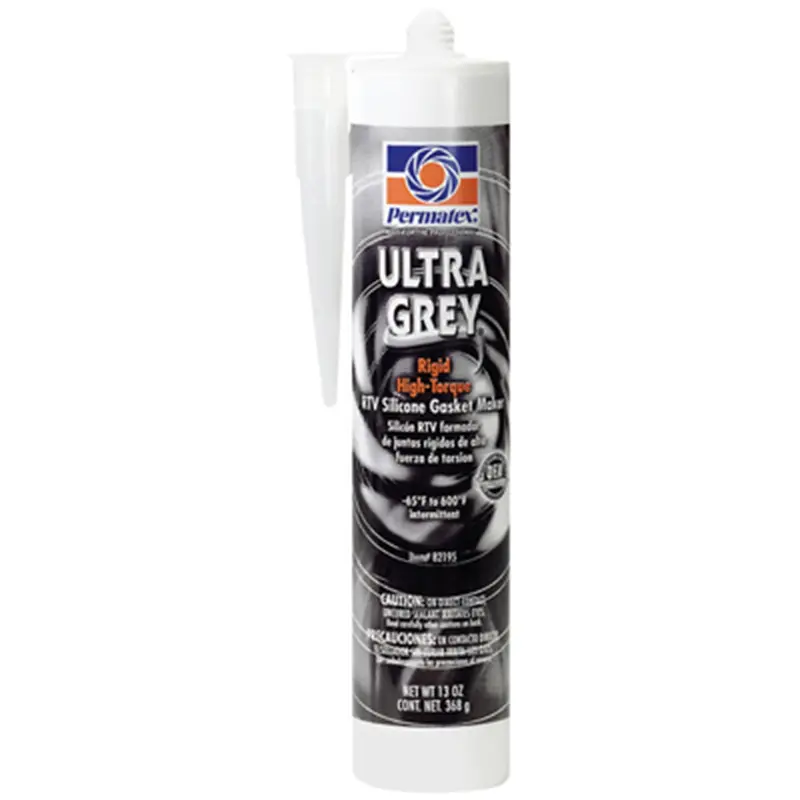 Ultra Grey Rigid High-Torque Rtv Silicone Gasket Maker, 13 Ounce Cartridge, Case Of 6 Cartridges Ptx82195 Permatex Inc 1