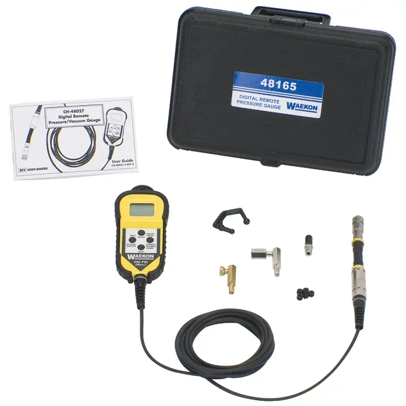 Universal Digital Pressure Gauge With Remote Read Wae48165 Waekon Industries 1