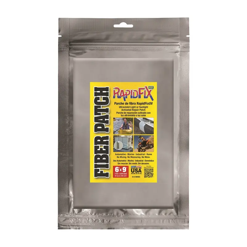Uv Fiber Patch 6In X 9In, 54 Sq In Rfx6121969es Rapidfix 1